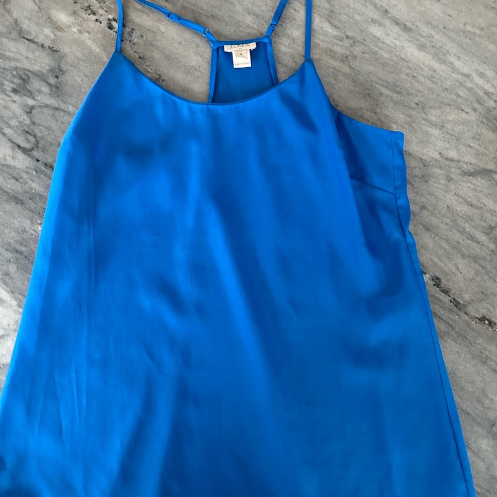 J. Crew Vibrant Blue Camisole Top
